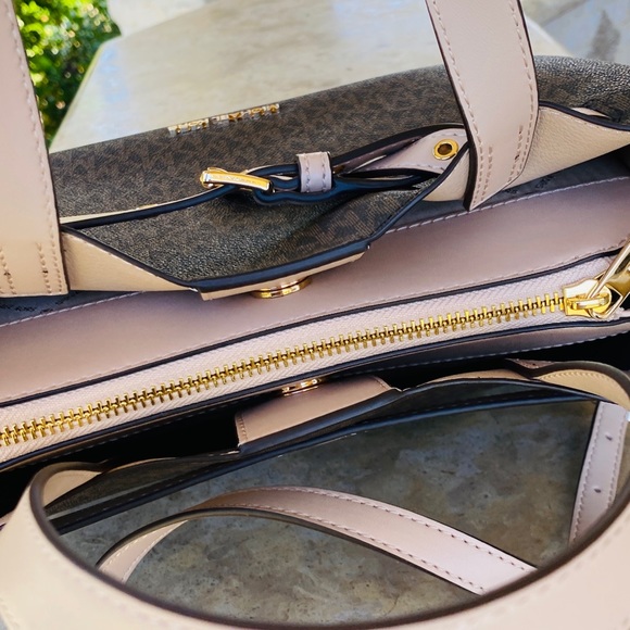 NWT Michael Kors Emilia LG Satchel&wallet - Picture 5 of 12